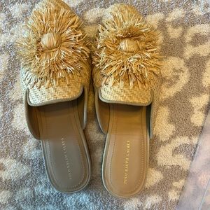 Polo Ralph Lauren raffia mules